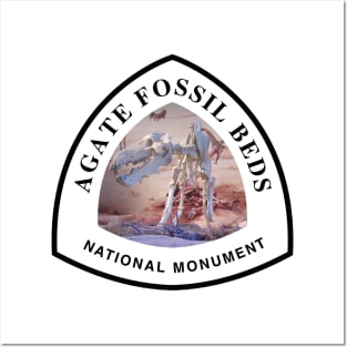 Agate Fossil Beds National Monument trail marker Posters and Art